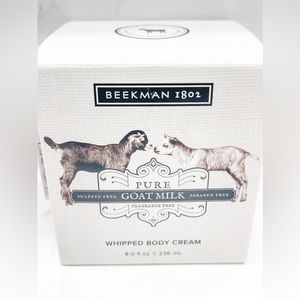 Beekman 1802 Pure Goat Milk Fragrance Free Whipped Body Cream